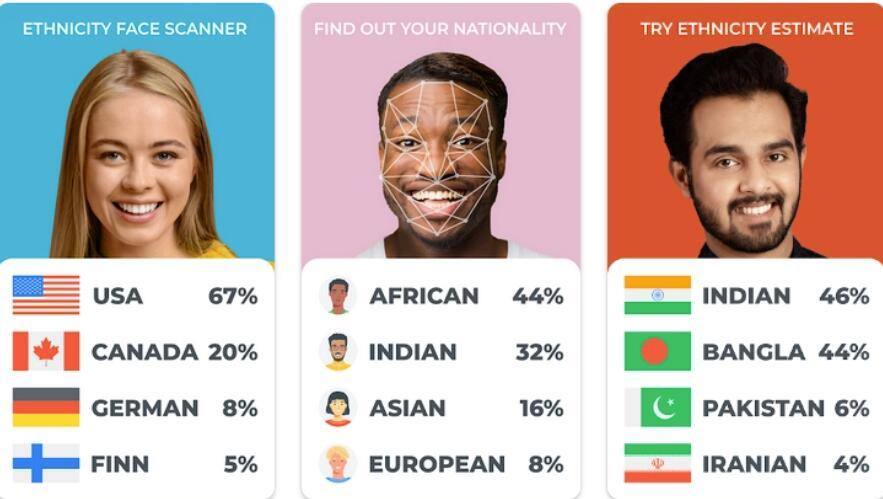 Ethnicity Nation Face Scanner - Nationality Analyzer by Photo